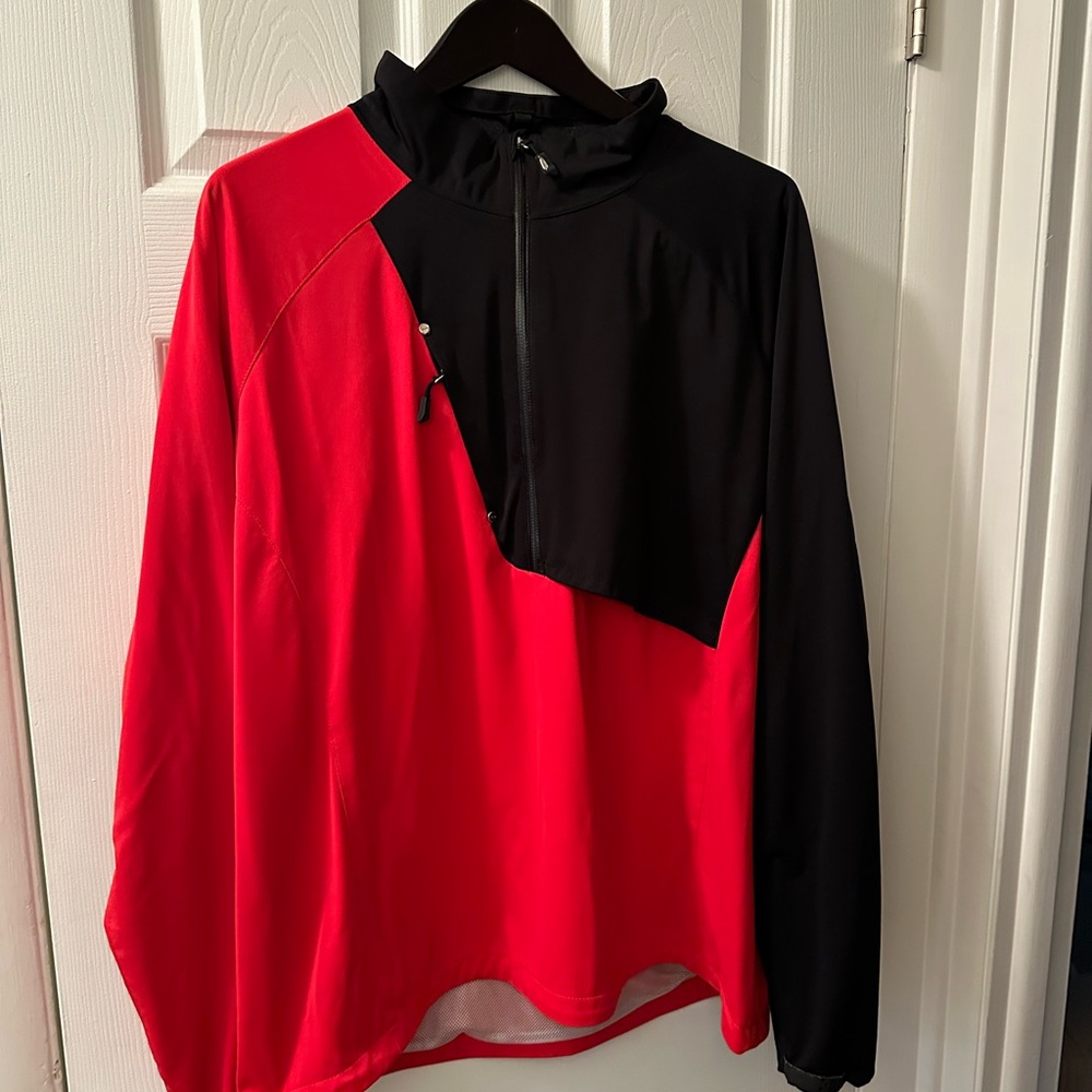 RLX Ralph Lauren Red and Black Performance Jacket